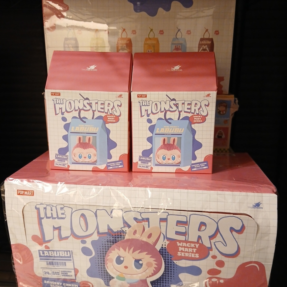 2 Blind Sealed Boxes Pop Mart The Monsters Wacky Party Series Squishy